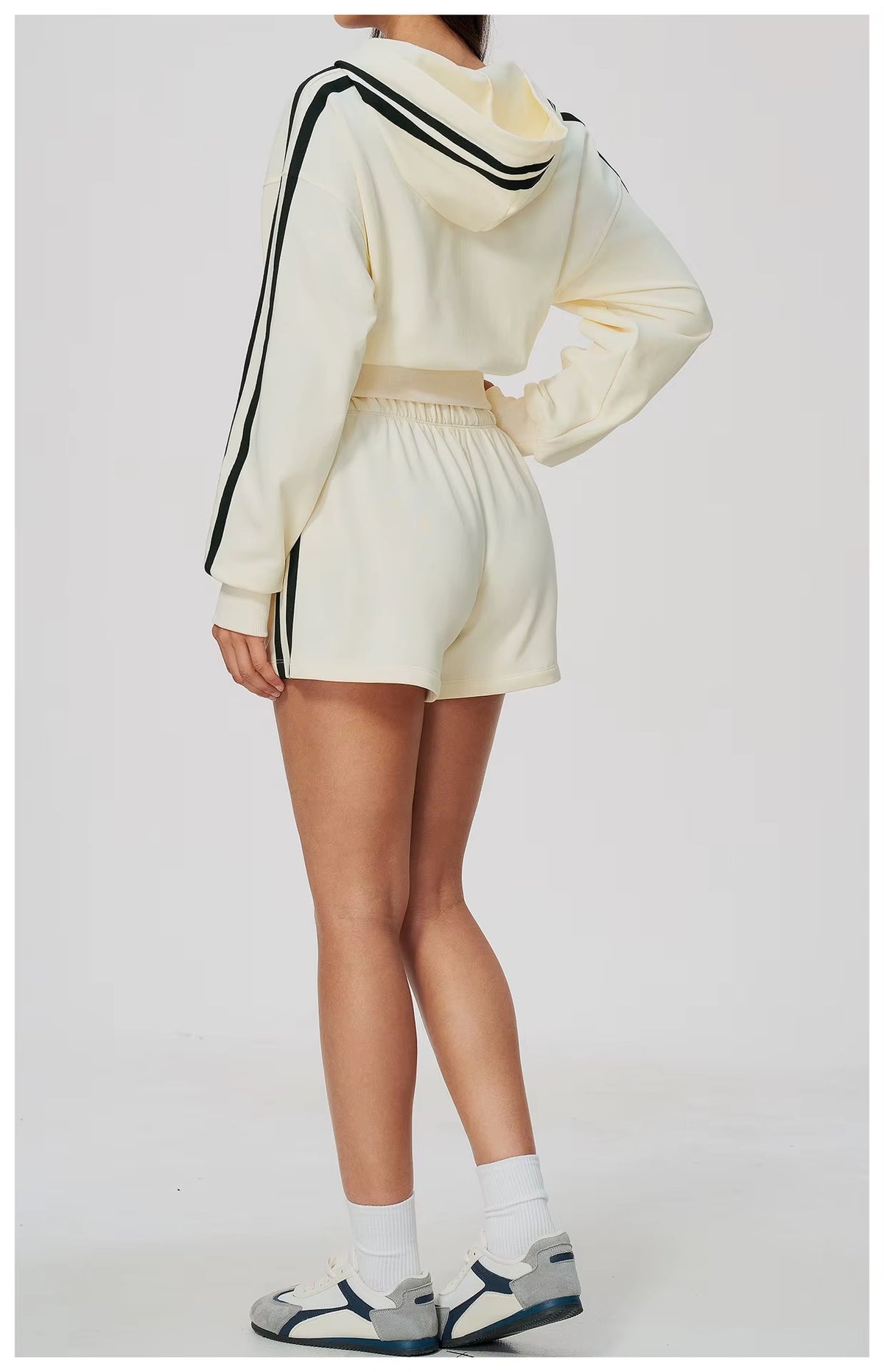 Padel Sweatvest Dames Gebroken Wit - Warm & Sportief