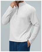Padel Fleece Longsleeve Wit - Thermisch & Minimalistisch