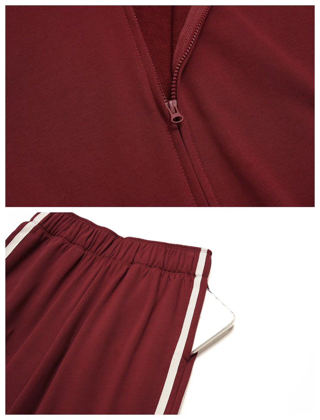 Padel Sweatset Dames Rood - Sportief & Compleet