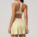 Padel Active Dress in light yellow