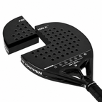 Padel Gallery Aeron X Diamond padel racket, angled view