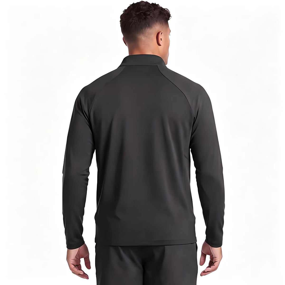 Padel Longsleeve Zwart - Warm & Minimalistisch