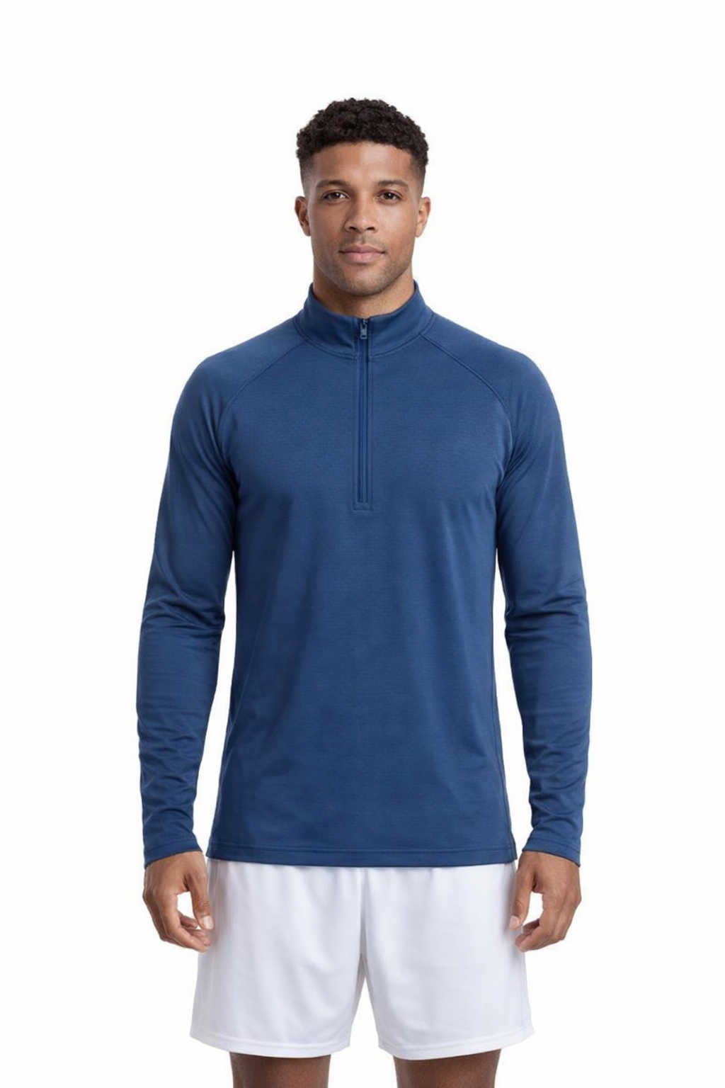 Padel Longsleeve Marineblauw - Warm & Minimalistisch