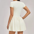 Padel Court Dress in apricot