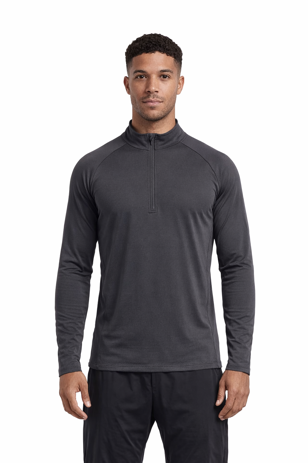 Padel Longsleeve Zwart - Warm & Minimalistisch