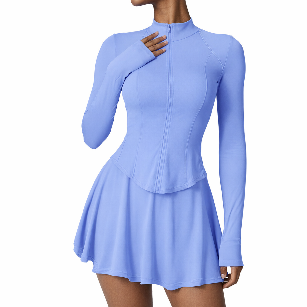 Padel Vest Dames Babyblauw - Minimalistisch Court Design