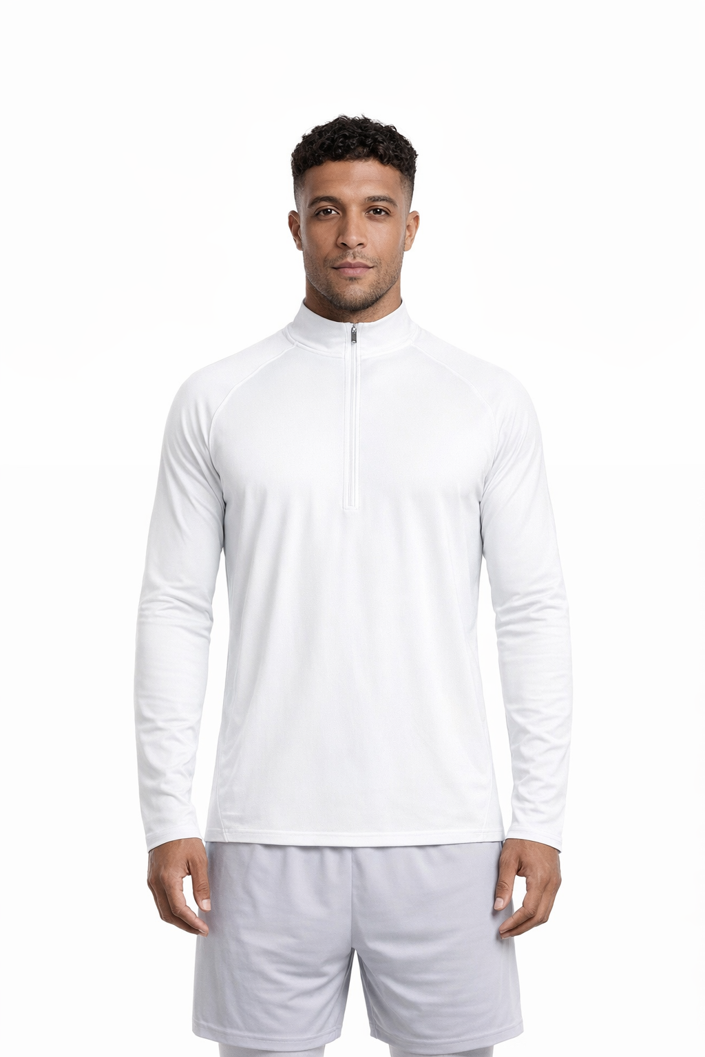 Padel Longsleeve Wit - Warm & Minimalistisch
